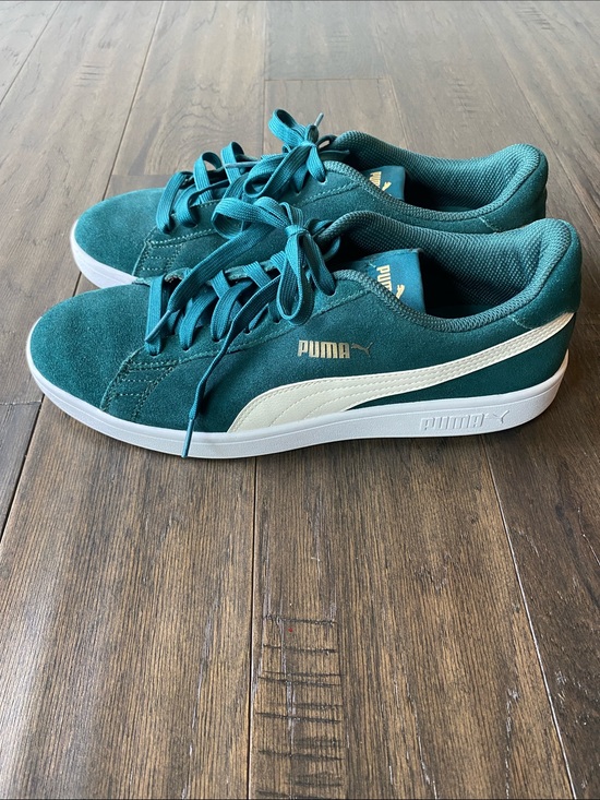 Puma Other - Puma Suede Varsity Green Sneakers Mens Sz 11 Classic